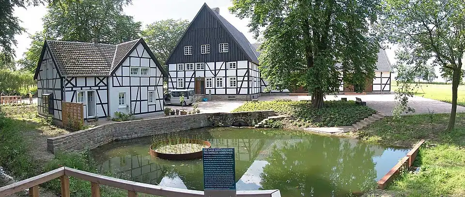 Bron van de Emscher te Holzwickede