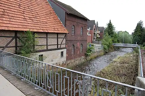 Emsdettener watermolen op de Emsdettener Mühlenbach