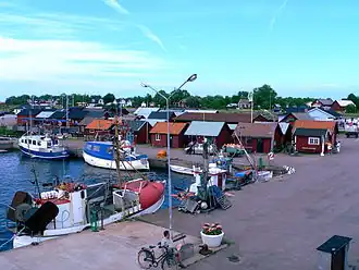 Deel van de haven van Byxelkrok