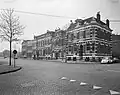 Woonblok met herenhuizen uit 1882 in een combinatie van Eclecticisme en neorenaissance stijl