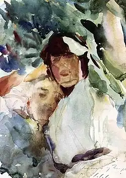 Ena Wertheimer en Antonio Mancini