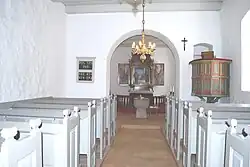Interieur kerk