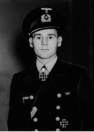 Portret van Engelbert Endrass, september 1940.