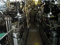 machinekamer van onderzeeboot 'HMS Alliance', sinds 2014 toegankelijk voor het publiek