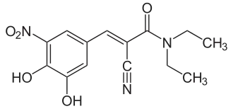 Structuurformule van entacapone