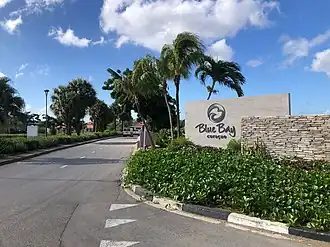 Ingang van de beeldentuin