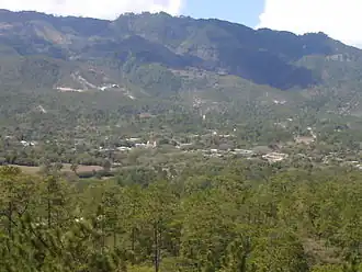 Uitzicht over Erandique