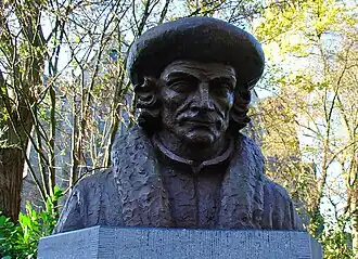 Buste van Erasmus, Gouda