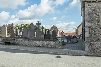 Toegang tot het kerkhof