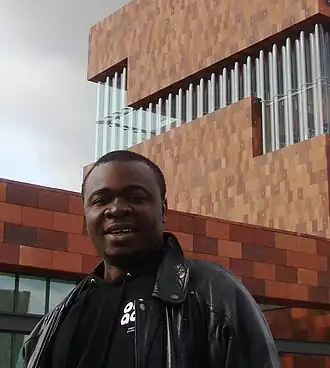 Eric Adjetey Anang voor het MAS, Antwerpen. 2012