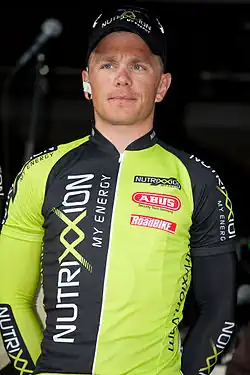 Baumann tijdens de Eschborn-Frankfurt 2009