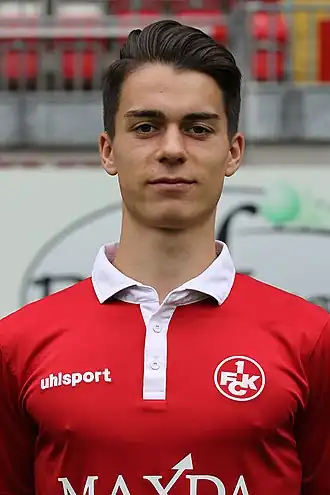 Thommy in 2015 als speler van 1. FC Kaiserslautern
