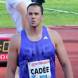 Erik Cadée tijdens de Bislett Games 2015