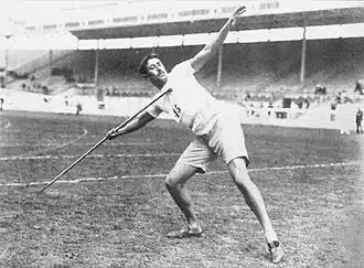 Tijdens de Olympische Spelen van 1908 in Londen