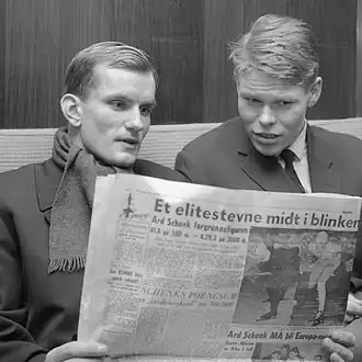 Svein-Erik Stiansen en Per Ivar Moe (r.) (1966)