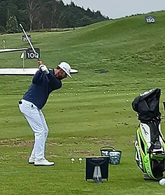 Van Rooyen in actie tijdens de Scandinavian Invitation 2019