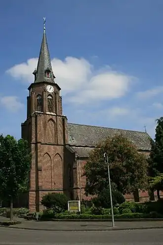 De Sint-Valentijnkerk in Venrath