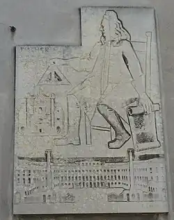 Verdiept reliëf in Wenen