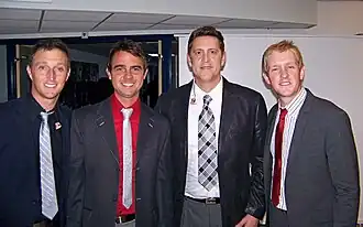 De groep in 2010 v.l.n.r. Anderson, Duncan, Haase en McGlamery