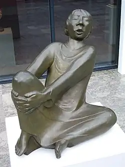 Der singende Mann van Ernst Barlach, 1928