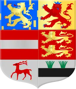 Wapen van Ernst Casimir graaf van Nassau Dietz