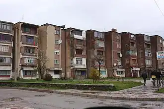 Woonblokken in Ersekë