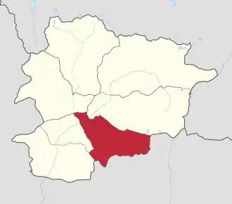 Kaart van Escaldes-Engordany