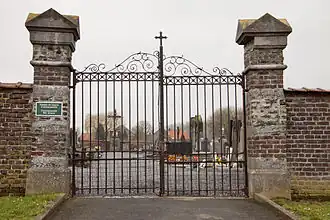 Toegang tot de begraafplaats