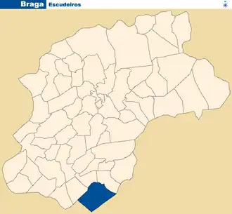 Kaart van Escudeiros