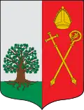 Heraldisch wapen met bisschopsstaven (Spanje)