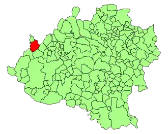 Kaart van Espeja de San Marcelino