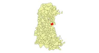 Kaart van Espinosa de Villagonzalo