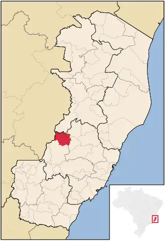 Kaart van Laranja da Terra