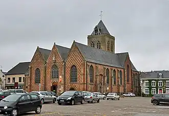 De Sint-Folquinuskerk in Ekelsbeke