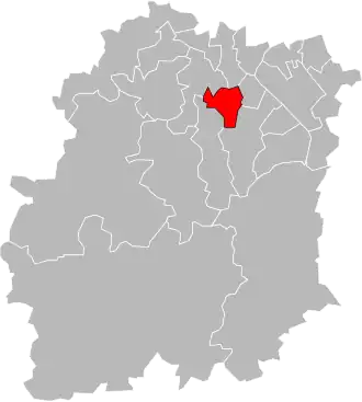 Locatie van het kanton