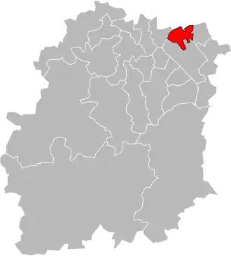 Locatie van het kanton