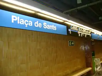 Station Plaça de Sants