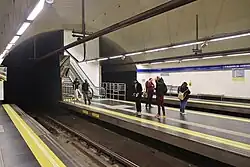 Sporen en perrons van lijn 6