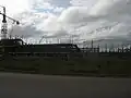 Foto gemaakt tijdens de bouw van het stadion in januari 2007.