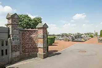 Toegang tot de begraafplaats