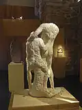 Dionysos en een satyr (archeologisch museum van Ourense)