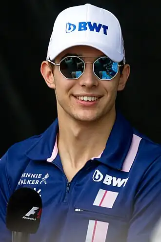 Esteban Ocon in 2017