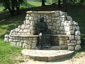 Monument voor Johannes Vitéz in Esztergom