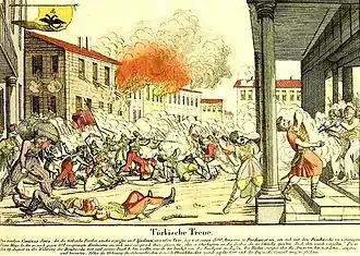 Oorlog tussen de Ottomanen en de Filiki Eteria (1821).