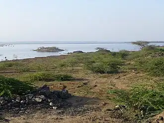 De oever van het Basakameer