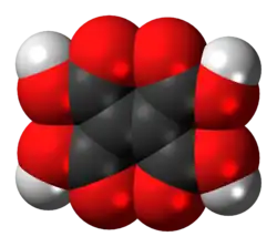 Ruimtelijk model van etheentetracarbonzuur