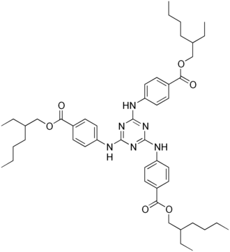 Structuurformule van octyltriazon