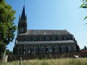 De kerk van Étinehem