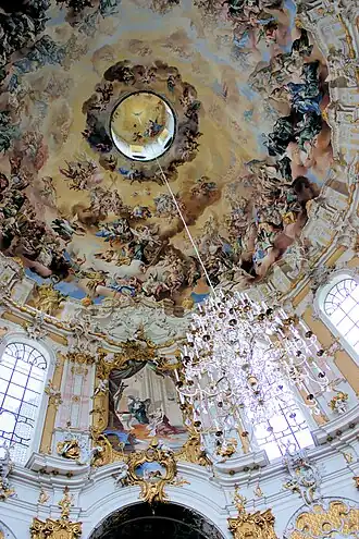 Koepel van de abdijkerk