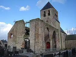 Romaanse Sint-Egilius kerk in Ettelgem